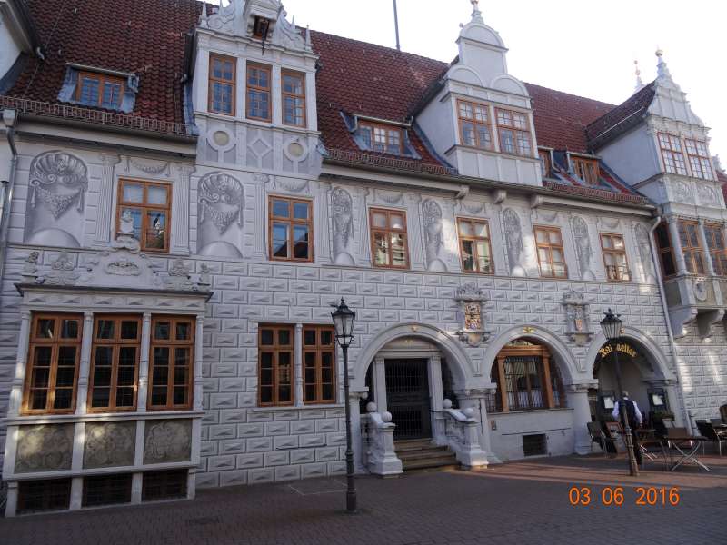 Altes Rathaus Celle, Seitenansicht