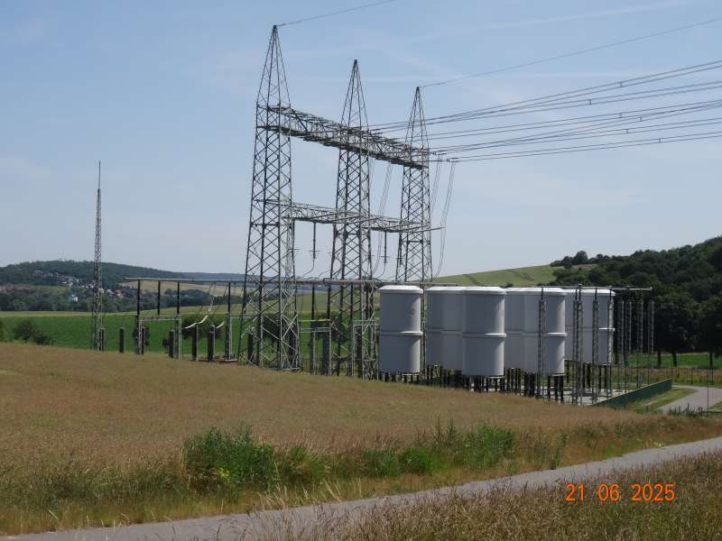 Abb. 8 Übergabestation vom Erdkabel auf Freileitung bei SZ-Holle